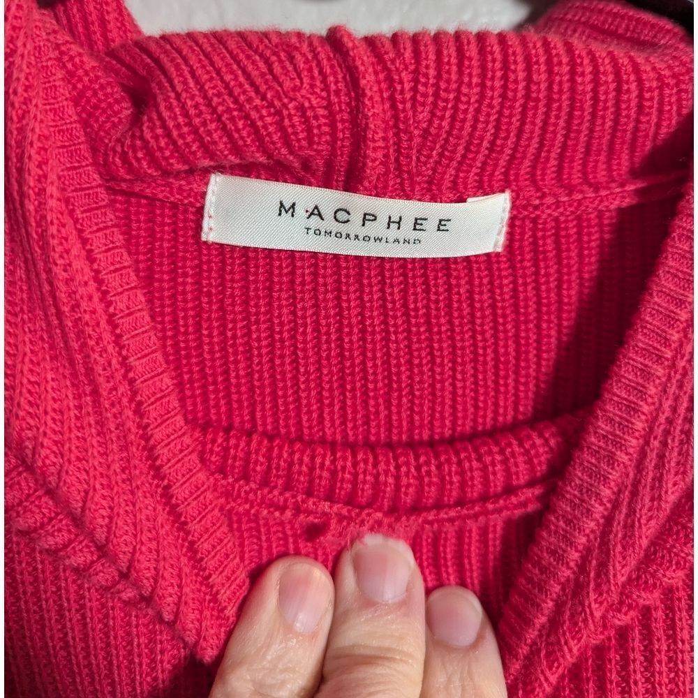Macphee Tomorrowland Japan Luxe Pink Cotton Wool Hoodie Womens S Sweater - Picture 7 of 7